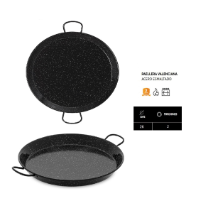 Paellera esmaltada 26cm