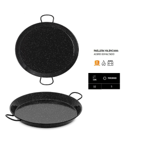 Paellera esmaltada 32cm