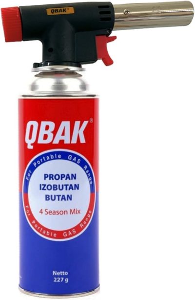 XHC BRICO - Cartuchos de 227gr - Cartucho de GAS BUTANO PORTATIL 277G - QBAK - Packs de Botellas para Camping Gas Portatil u Hornillo Camping Portátil, Cocinal, Infernillo, Fogareiro (4 Botellas) - Imagen 5