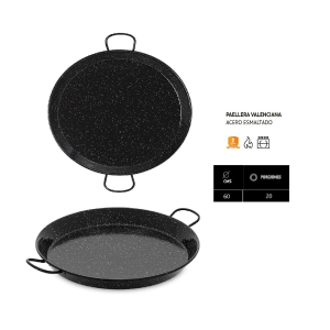 Paellera esmaltada 60cm