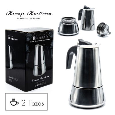 Cafetera de acero inoxidable - Inducción