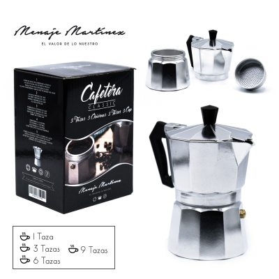 Cafetera de Aluminio Clásica