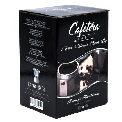 Cafetera de Aluminio Clásica - Imagen 2