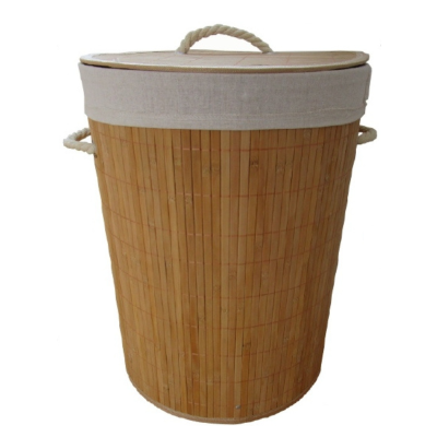 Cesto de bambú Circular - 2 Modelos - Diseño plegable - Desmontable y Lavable - Imagen 2