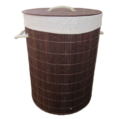 Cesto de bambú Circular - 2 Modelos - Diseño plegable - Desmontable y Lavable - Imagen 3