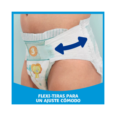 Pañales Dodot Talla 3 - Extra Absorción - Bebé Seco - 9 a 14 kg - 58 UDS - Imagen 3