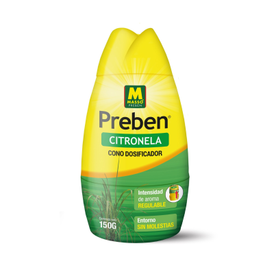Preben Citronela - Cono Dosificador - Gel de Citronela - Intensidad regulable