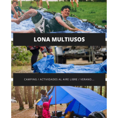 Toldo de Lluvia - Lona impermeable - Distintos tamaños - Imagen 7