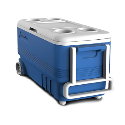 Nevera Portátil Térmica Azul con ruedas 45L - Imagen 2