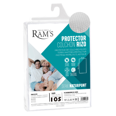 Protector de colchón rizado 105cm