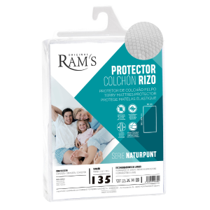 Protector de colchón rizado 135cm