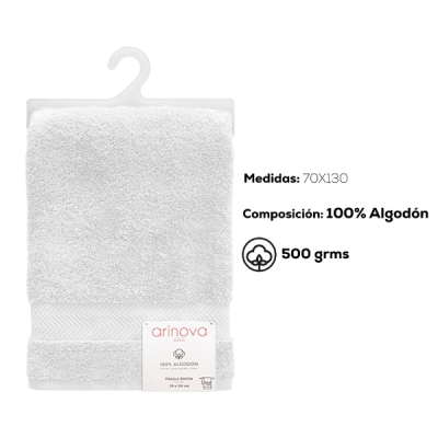 Toalla de algodón (Disponibles en distintos tamaños y colores) - Imagen 4