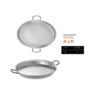 Paellera pulida 40cm