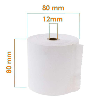 Rollo Térmico para Impresora de Ticket 80x80 MM - Imagen 3